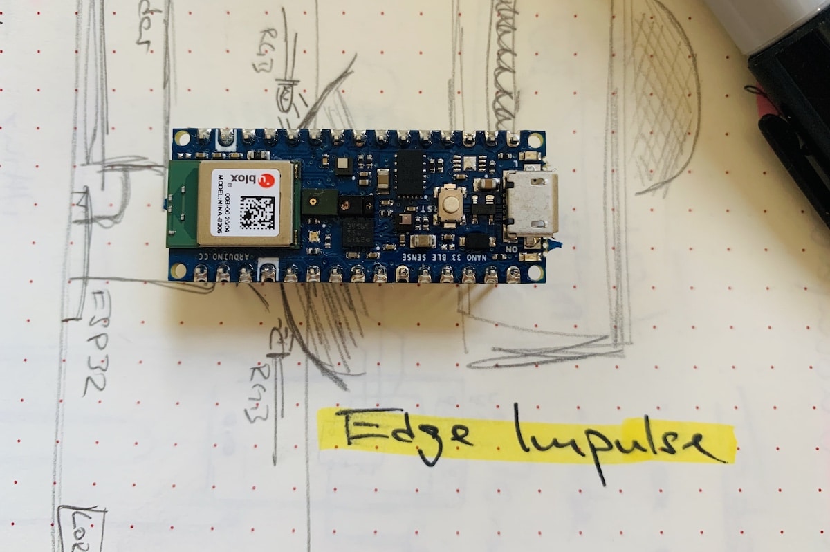 Connecting Arduino Nano 33 BLE Sense with Edge Impulse