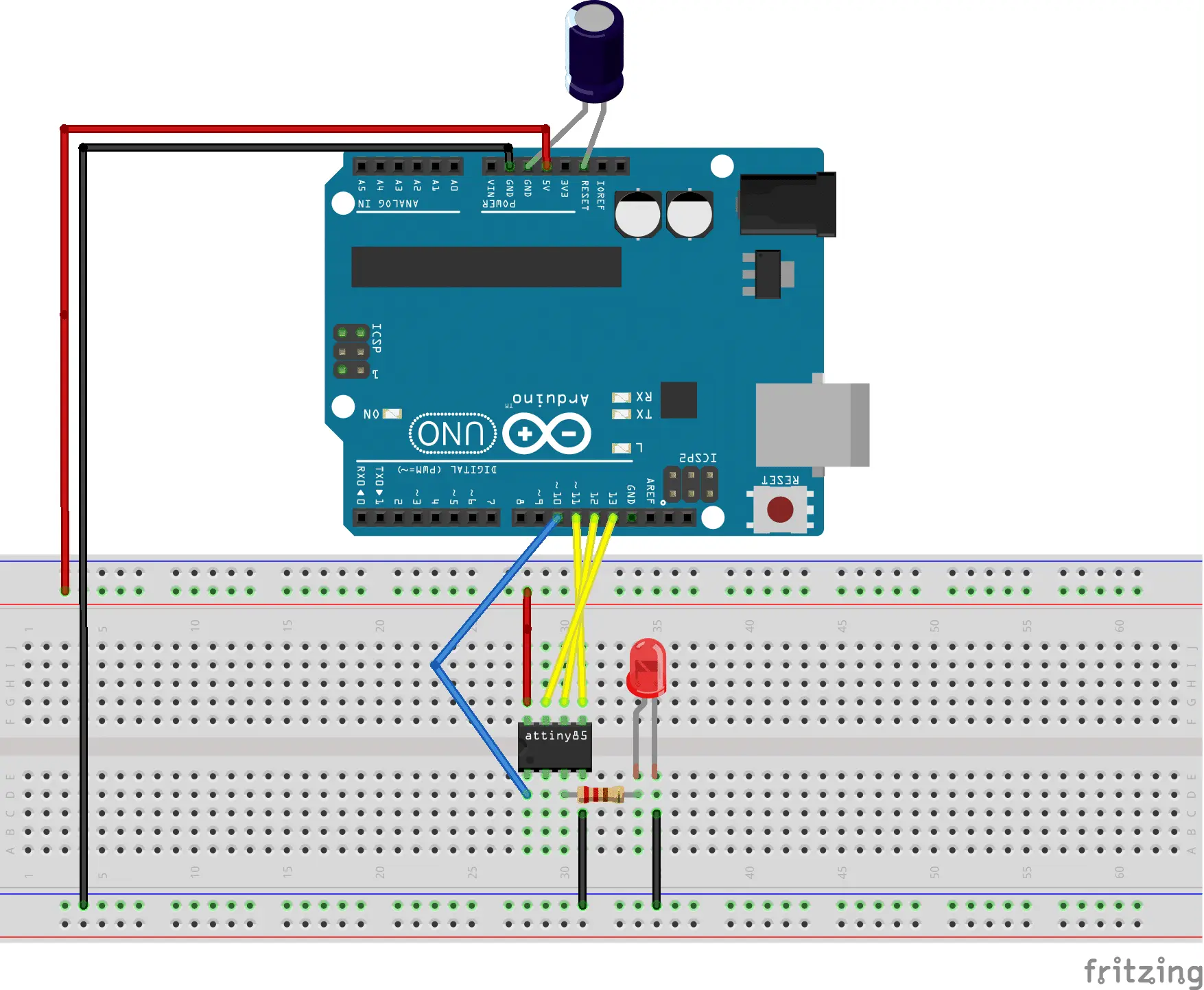 How to Program an ATtiny85 with the Arduino - Pollux Labs